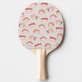 Cute Nigiri Sushi Seamless Pattern Tafeltennisbatje (Voorkant)