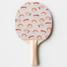 Cute Nigiri Sushi Seamless Pattern Tafeltennisbatje