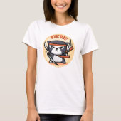 Cute Ninja Cat T-shirt (Voorkant)