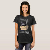 Cute Ninja Cat T-shirt (Voorkant volledig)