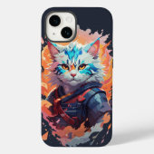 Cute Ninja Kat Warrior Ontwerp Case-Mate iPhone Case (Achterkant)