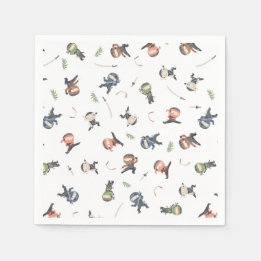 Cute Ninja Warrior geeft Birthday Party Supply Servet