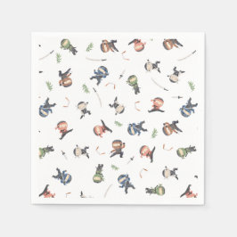 Cute Ninja Warrior geeft Birthday Party Supply Servet