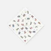 Cute Ninja Warrior geeft Birthday Party Supply Servet (Hoek)