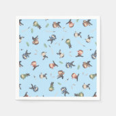 Cute Ninja Warrior geeft Birthday Party Supply Servet (Voorkant)