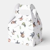 Cute Ninja Warrior Kids Birthday Party Bedankdoosjes (Achterkant)