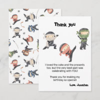 Cute Ninja Warrior Kids Birthday Party