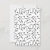 Cute Ninja Warrior Kids Birthday Party Bedankkaart (Achterkant)