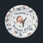 Cute Ninja Warrior Kids Birthday Party Custom Name Papieren Bordje<br><div class="desc">Creëer een gedenkwaardige en leuke verjaardagsviering voor het leuke ninja kind in je leven. Deze gemakkelijk klantgerichte uitnodiging van de verjaardagspartij maakt deel uit van een passende reeks accessoires van de verjaardagspartij. Je kunt het beste ninja-feest organiseren voor je liefhebber van de vechtkunst. Voeg enkel uw eigen details toe om...</div>