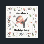 Cute Ninja Warrior Kids Birthday Party Custom Name Servet<br><div class="desc">Creëer een gedenkwaardige en leuke verjaardagsviering voor het leuke ninja kind in je leven. Deze gemakkelijk klantgerichte uitnodiging van de verjaardagspartij maakt deel uit van een passende reeks accessoires van de verjaardagspartij. Je kunt het beste ninja-feest organiseren voor je liefhebber van de vechtkunst. Voeg enkel uw eigen details toe om...</div>