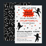 Cute Ninja Warrior Kids Birthday Party Kaart<br><div class="desc">Creëer een gedenkwaardige en leuke verjaardagsviering voor het leuke ninja kind in je leven. Deze gemakkelijk klantgerichte uitnodiging van de verjaardagspartij maakt deel uit van een passende reeks accessoires van de verjaardagspartij. Je kunt het beste ninja-feest organiseren voor je liefhebber van de vechtkunst. Voeg enkel uw eigen details toe om...</div>