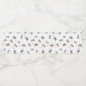 Cute Ninja Warrior Kids Birthday Party Waterfles Etiket (Enkel label)