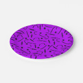 Cute Ninja Warrior Kinder Borden Papieren Bordje (Gekanteld)