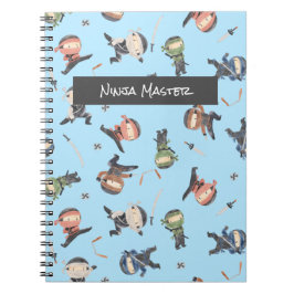 Cute Ninja Warrior - Kinder douanenaam Notitieboek
