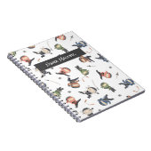 Cute Ninja Warrior - Kinder douanenaam Notitieboek (Rechterzijde)