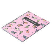 Cute Ninja Warrior - Kinder douanenaam Notitieboek (Linkerzijde)