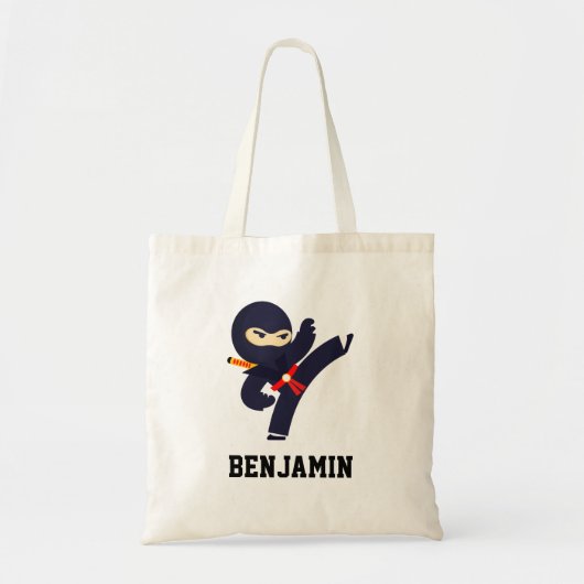 Cute Ninja Warrior Kinder Tote Bag (Voorkant)