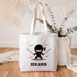 Cute Ninja Warrior Kinder Tote Bag