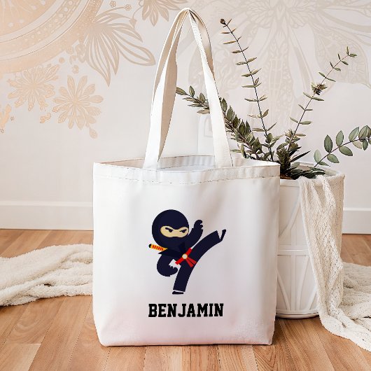 Cute Ninja Warrior Kinder Tote Bag