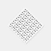 Cute Ninja Warrior kinderen Birthday Servet (Hoek)