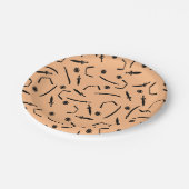 Cute Ninja Warrior - Kinderen van de Birthday Part Papieren Bordje (Gekanteld)