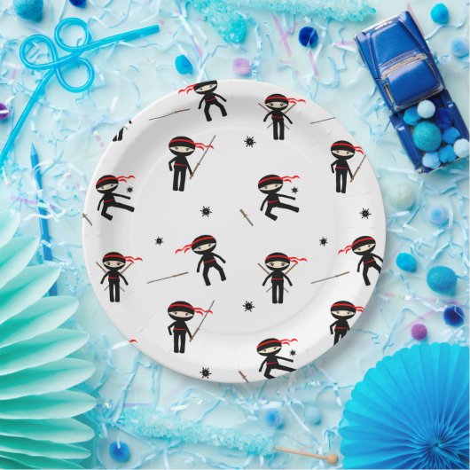 Cute Ninjas Papieren Bordje (Feest)