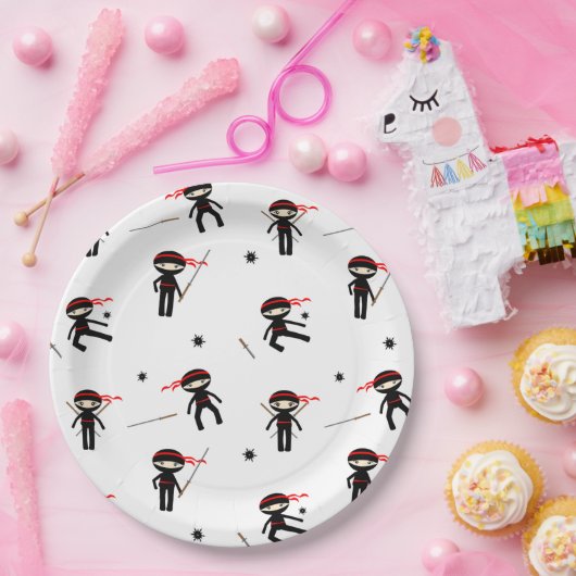 Cute Ninjas Papieren Bordje (Feest)