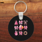 Cute Nk Santa Coquette Snowman Christmas Xmas Wome Sleutelhanger (Voorkant)