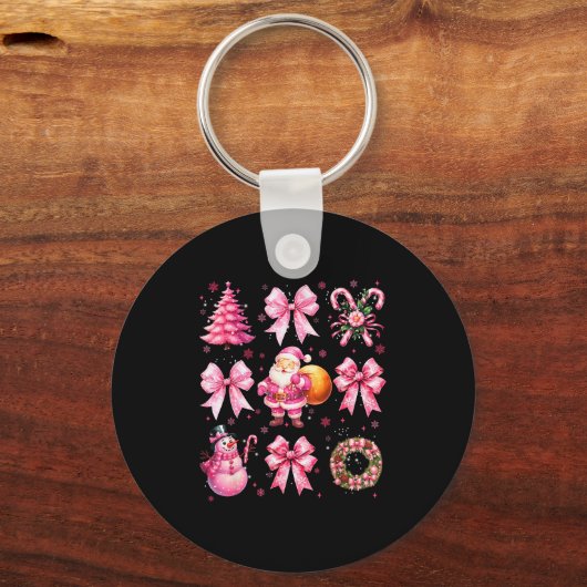 Cute Nk Santa Coquette Snowman Christmas Xmas Wome Sleutelhanger (Voorkant)