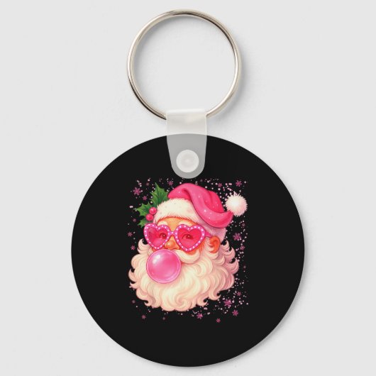 Cute Nk Santa Snowflake Christmas Pajamas Xmas Gir Sleutelhanger (Voorkant)