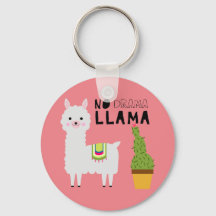 Cute No drama llama succulents cactus fiesta roze