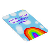 Cute no Hugs stuurt je een regenboog Magneet (Rechterzijde)