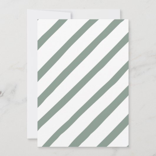 Cute Noachs Ark Baby Uitnodiging (Achterkant)