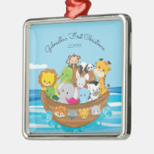 Cute Noachs Ark Baby's Eerste Kerst Ornament (Links)