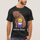 Cute Nonbinary Genderqueer Mama Beer Gift T (2) T-shirt (Voorkant)