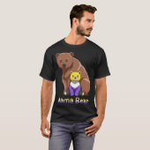 Cute Nonbinary Genderqueer Mama Beer Gift T (2) T-shirt (Voorkant volledig)