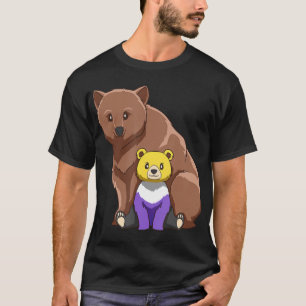 Cute Nonbinary Genderqueer Mama Beer Gift T T-shirt
