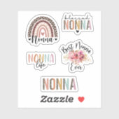 Cute Nonna Nana Gift, Grandmoeder, Nonna Pack Sticker (Vel)