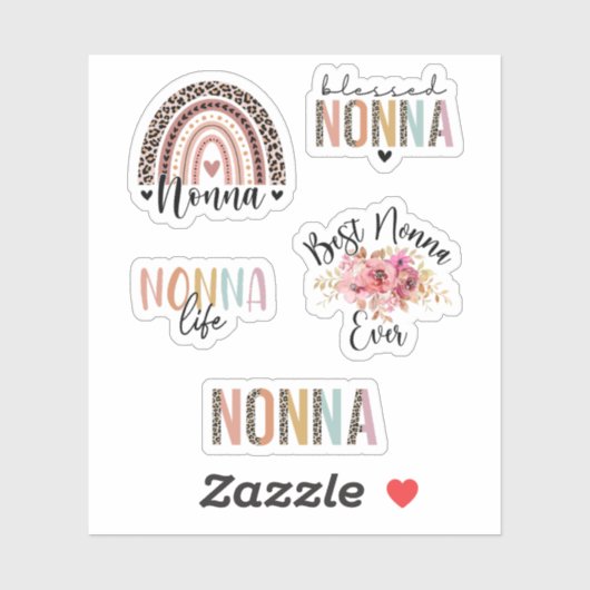 Cute Nonna Nana Gift, Grandmoeder, Nonna Pack Sticker (Vel)