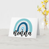 Cute Nonna Rainbow Kaart (Gele Bloem)