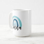 Cute Nonna Rainbow Koffiemok (Voorkant links)