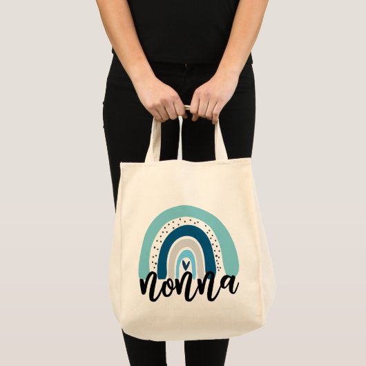 Cute Nonna Rainbow Tote Bag (Voorkant (product))