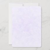 Cute Nordic Fox met Floral Design Wedding Kaart (Achterkant)