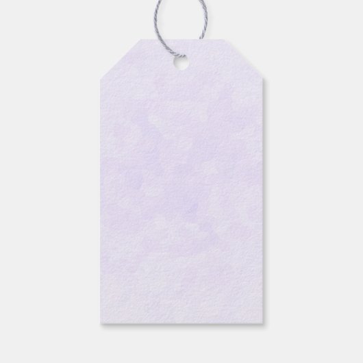 Cute Nordic Fox met Floral Markings Cadeaulabel (Achterkant)