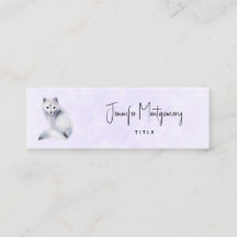 Cute Nordic Fox met Floral Markings