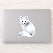 Cute Nordic Fox met Floral Markings