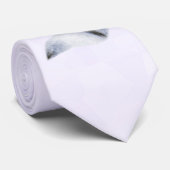 Cute Nordic Fox met Floral Markings Stropdas (Opgerold)