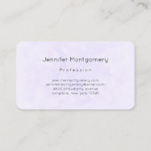 Cute Nordic Fox met Floral Markings Visitekaartje (Achterkant)