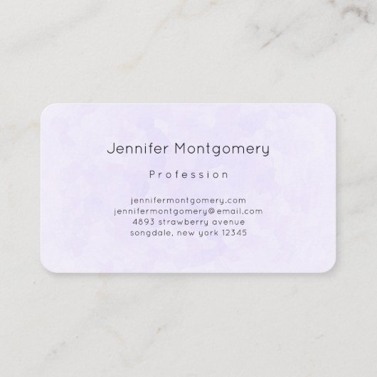 Cute Nordic Fox met Floral Markings Visitekaartje (Achterkant)