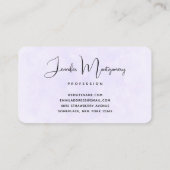 Cute Nordic Fox met Floral Markings Visitekaartje (Achterkant)